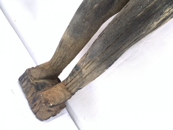 ANCESTRAL BORNEO STATUE 1000mm SCULPTURE Dayak Tribal Figure Wood AGED IRONWOOD