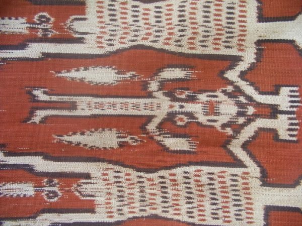 PUA KUMBU asian fabric Warrior Spirit Realm Ancestral RITUAL TEXTILE Cloth Fabric Blanket