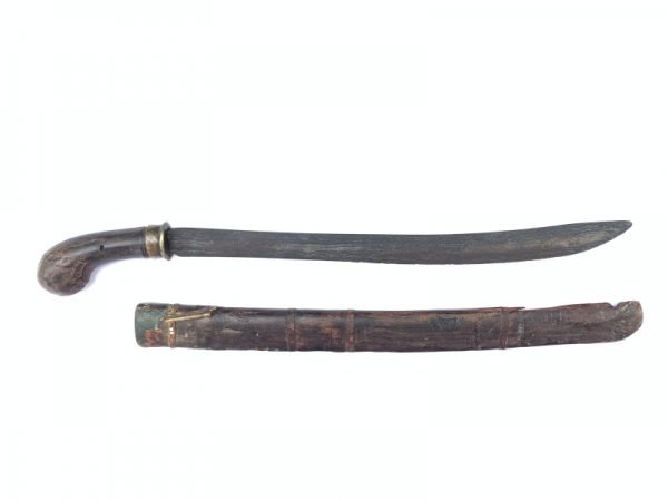 PEDANG SUMBAWA Antique Sword Golok Knife Parang Weapon Arms Lesser Sunda Bali