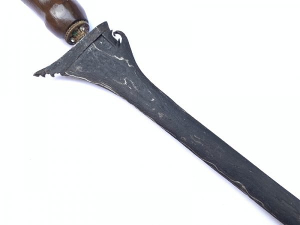 Long Keris (730mm) KERIS BULAN SABIT  Kris Lurus Knife Dagger Sword Arms Weapon Borneo Sumatra