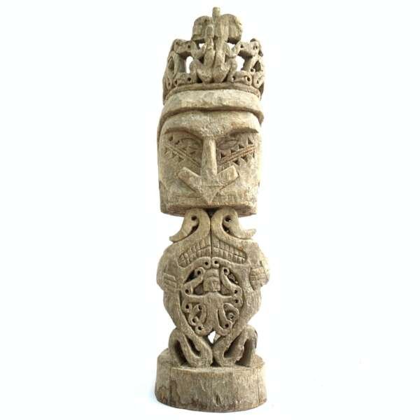 Fertility Statue Asian Male Guardian Penis Dayak Figurine Asian