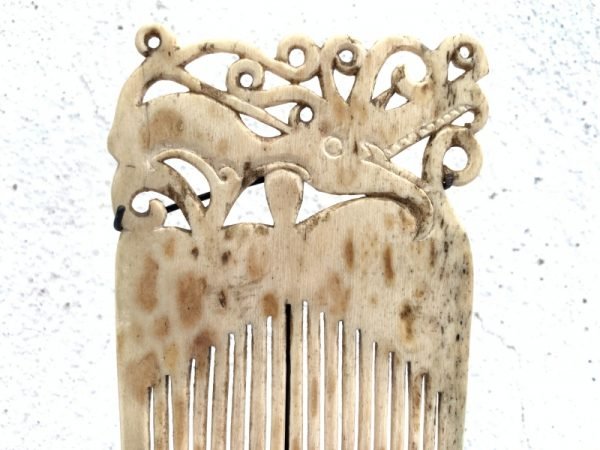 SEA DAYAK 110mm IBAN HEADDRESS Hairpin Comb Crown Dayak Tribal Artifact