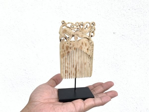 SEA DAYAK 110mm IBAN HEADDRESS Hairpin Comb Crown Dayak Tribal Artifact