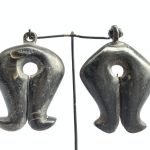 ANTIQUE TRIBAL EARRING (1 Pair) Native Sumba Mamuli Old Jewelry Jewel Ear Weight Body Adornment Artifact