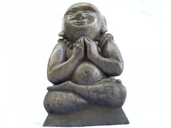OLD WORSHIP STATUE 14 lb BUDDHIST BUDDHISM GOD Artifact Sculpture Figure Buddha