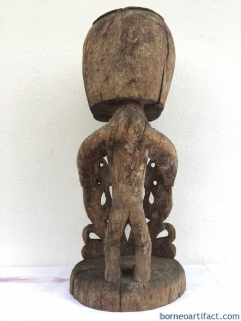KORWARSKULLSTATUEmmMEGARAREOceanicSculptureTribalFigureIndonesia