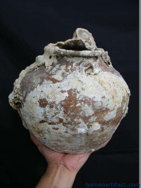 ANTIQUE AUTHENTIC Sung Dynasty JAR POT VASE Clam & CORAL Underwater Artifact