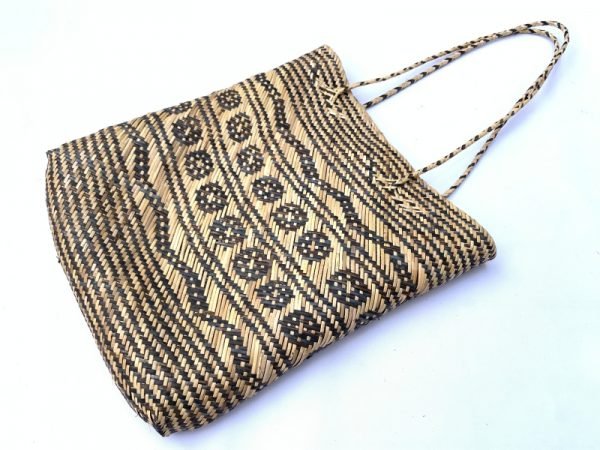 Traditional rattan handbag