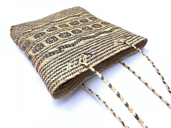 SHOULDER Traditional rattan handbag 350mm Rectangular Tote Ajat Weaving Handmade Tribal #3