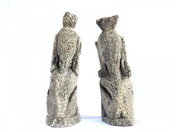 LETI STATUE (1 Pair) Figure Cultural Figurine Artifact Indonesia Oceanic Asian Art Culture