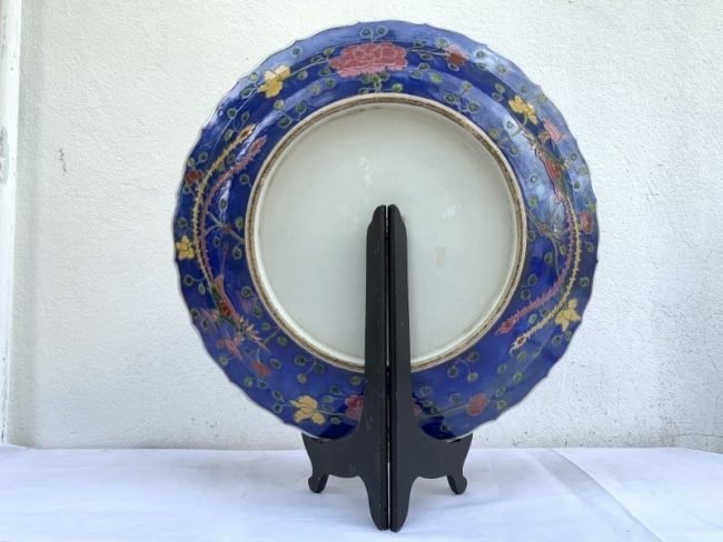 Peranakan Plate Large Dish Ceramic Asian Chinese Porcelain