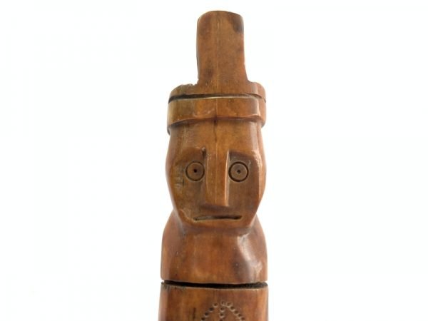 Bone Container (210mm On Stand)Timor Leste Object Statue Medicine Jelwery Box Indonesia Asia