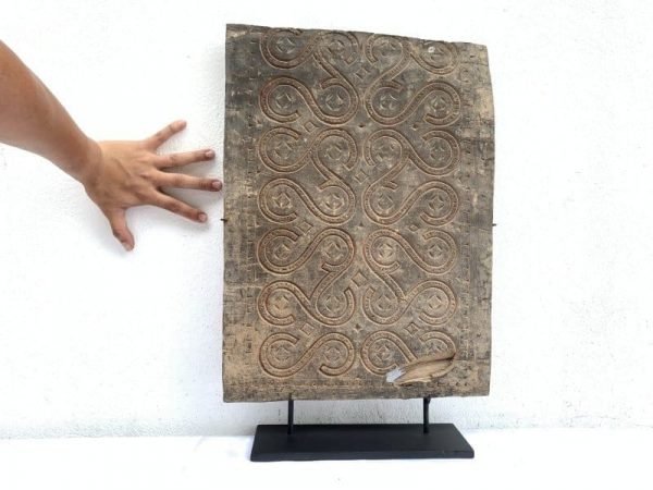 #4 Wall Panel Toraja Tongkonan (Large 530 x 380mm) Home Panel Wall Carving Painting Drawing Artifact Native Asia