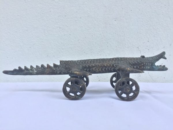 CROCODILE CANNON 330mm Animal LANTAKA Reptile Mini Miniature Heirloom Borneo