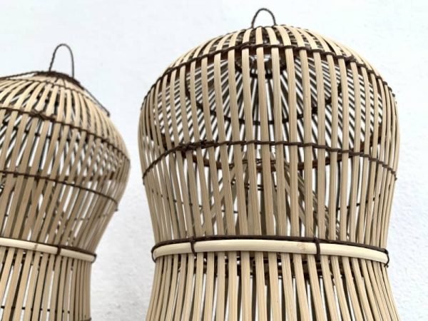 Fish Trap (ONE PAIR) Lamp Decoration Tribal Home Architecture Lure Bait Trap Outdoor Fishing