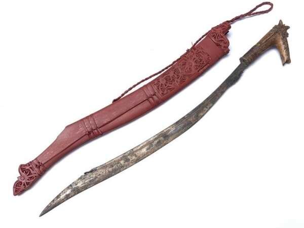 Heavy Machete 790mm Aristocrat Headhunter Borneo Sword Knife Parang Head Hunting