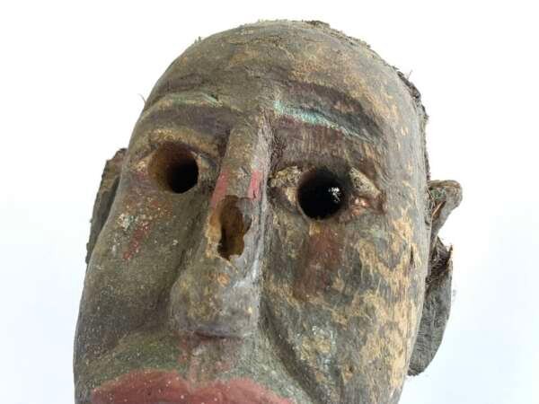 Amputated Head 250mm Decapitation Headhunter Headhunting Dayak Statue Sculpture Mask Borneo