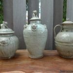 TEAPOT & GINGER JAR ANTIQUE PORCELAIN Kettle Pot Vase Pottery Teakettle Dine