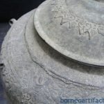 ANTIQUE SULANG CONTAINER Brass Box Jar Bowl BRASS POT Dayak Metalware Heirloom