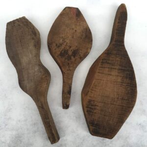 #8 RICE CAKE Hardwood Chinese MOLD Biscuit Asian Food ANTIQUE CAST FRAME STAMP