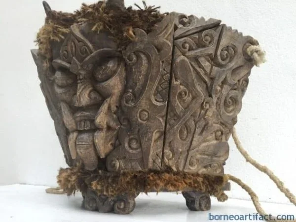 DAYAK MODANG Baby Child Carrier Backpack Sling Bag Borneo Asia Craft Artifact