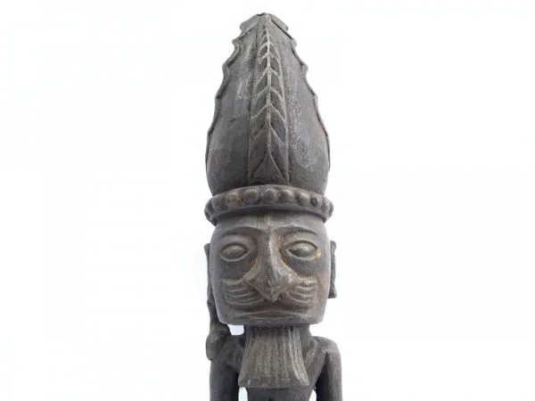 520mm PATUNG PANGLIMA NIAS STATUE Naked Penis Fertility Warrior Sculpture Figure