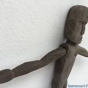 WEATHERERODEDSTATUEmmPatungDayakDyakPrimitiveFigureSculptureGarden