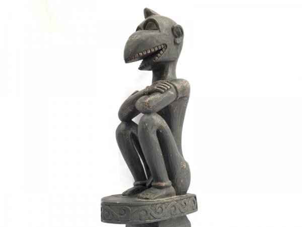PATUNG TANIMBAR 440mm FERTILITY PENIS STATUE Sculpture Artefact Altar Figure Art