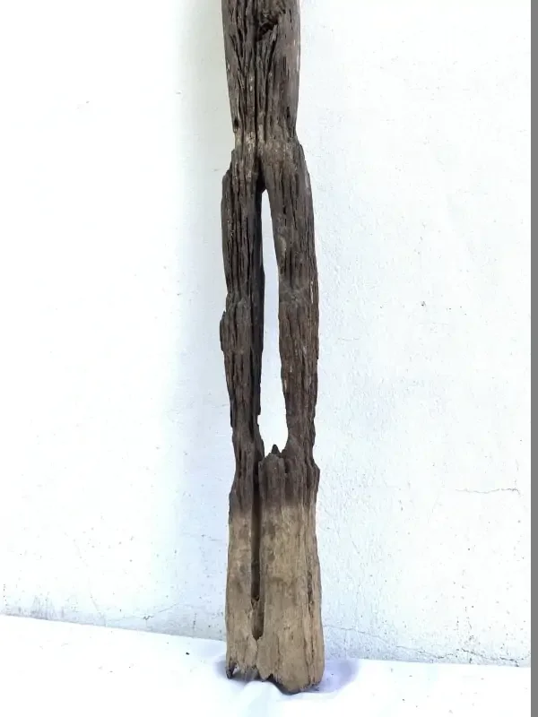 ERODED GUARDIAN 1190mm DAYAK STATUE Patung Kebahan Sculpture Primitive Figure