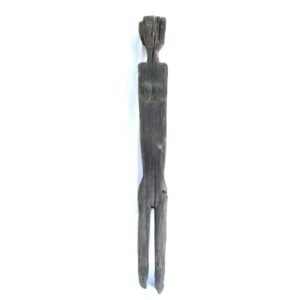 EXTREMELY AGED 850mm FEMALE WITH BREAST GUARDIAN garden sculpture Authentic Dayak Borneo