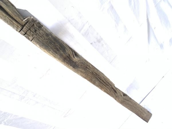 KRAMEN 1810mm POLE WARRIOR STATUE Eroded Dayak Dyak Primitive Figure AUTHENTIC