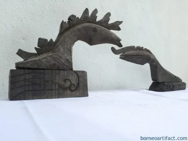 ANTIQUEDRAGONFIGURE(PairM&F)SculptureStatueHomeBarPubGiftChristmas