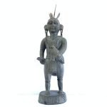 Antique Asian WARRIOR IMAGES Dayak Statue Sculpture Icon Figure Home Bar Office Borneo