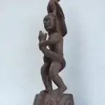 Old Dayak Statue