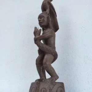 Old Dayak Statue