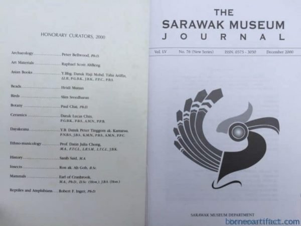 Archaeology BOOK Stegodon : The Sarawak Museum Journal Natural & Human Science