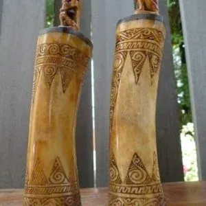 BONECHAMBERmmONEPAIRHIDDENCONTAINERArtifactFigureStatueSculpture