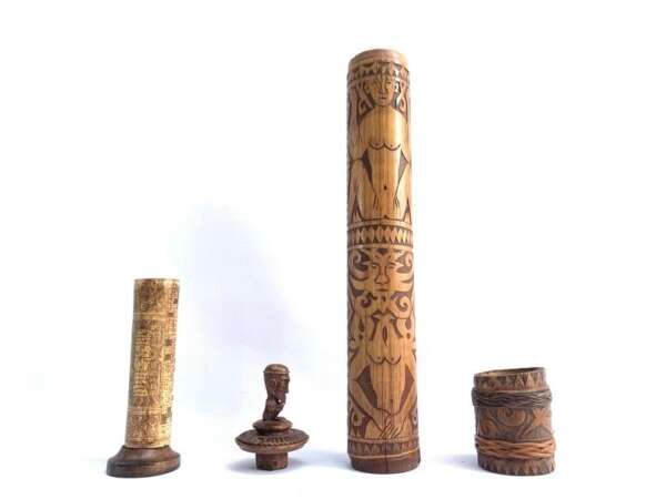 Areca Nut Container Dayak and Batak Tribe Sirih Medicine Jewelry Jewel Box Chamber Old