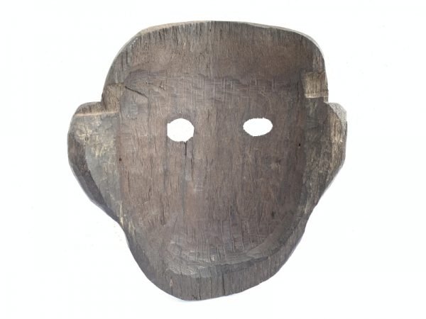 IRONWOOD DAYAK AHE 290mm Headhunter Mask Facial Face Dyak Native Tribal Artefact