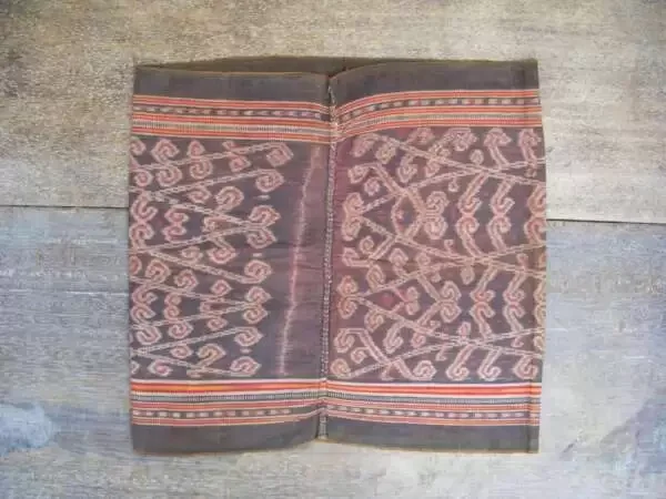 OLD Bidang RARE Creeper Motif Cultural Skirt Cloth SARONG LADIES GARMENT #5
