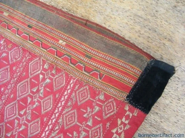 BLOODREDSUNGKITBidangRitualSKIRTRosetteFLOWERSARONGLADIESGARMENT#