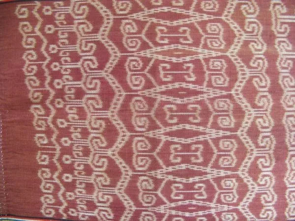 traditional outfit THRONE OF PETARA LEECH Ikat Bidang Ritual SKIRT SARONG LADIES GARMENT #86