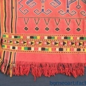 AUTHENTIC Dayak WARRIOR JACKET SHIRT Headhunting Asia Male Shirt Attire Fabric