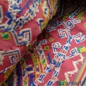 COLORFULSCORPIONSungkitDressANTIQUEDayakSKIRTSARONGLADIESGARMENT#