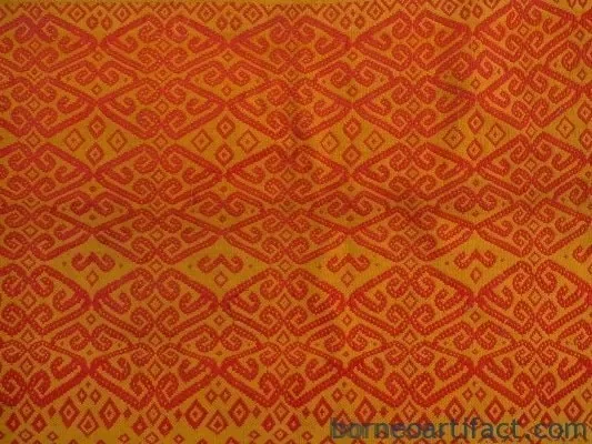 Old Traditional Fabric SKIRT SUNGKIT DAYAK SARONG HANDMADE