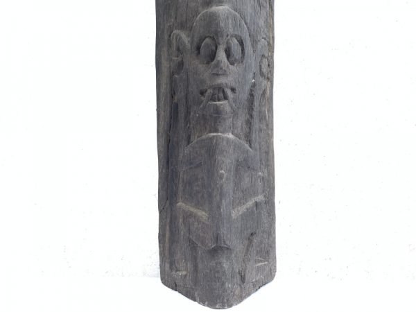 WALL GUARDIAN 620mm Tribal ALTAR Anthropomorphic Sculpture Statue Painting Borneo