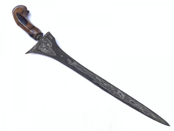BEAUTIFUL BLADE 450mm OLD KERIS WOS WUTAH Weapon Knife Dagger Sword Kris Kriss