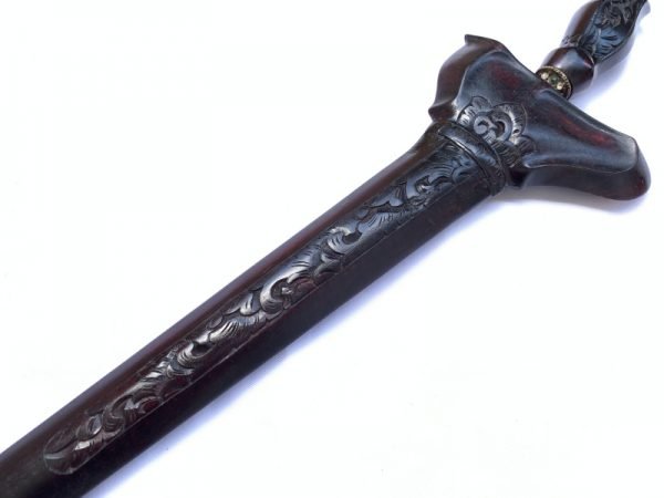 STRAIGHT BLADE 520mm KRIS SANDANG WALIKAT Keris Knife Sword Dagger Samurai Arms