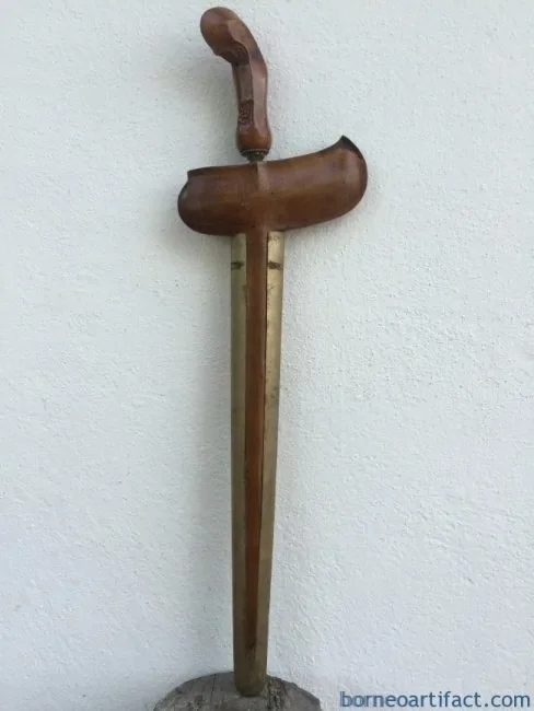 antique dagger keris lurus straight blade weapon knife dagger sword kriss asia asian (ANTIQUE KERIS LURUS) Straight Blade Weapon Knife Dagger Sword Kriss Asia Asian