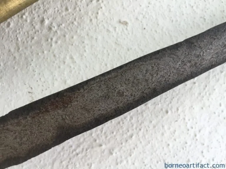 antique dagger keris lurus straight blade weapon knife dagger sword kriss asia asian (ANTIQUE KERIS LURUS) Straight Blade Weapon Knife Dagger Sword Kriss Asia Asian